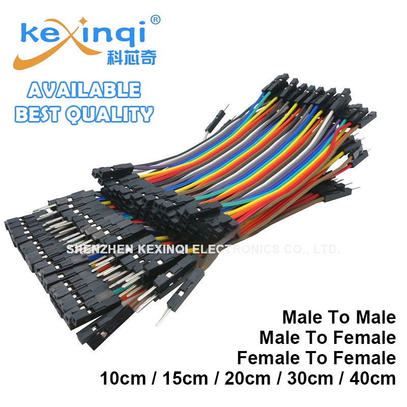 สายดูปอง 40 พิน ตัวผู้-ตัวเมีย 10/20/30 ซม. DIY สําหรับ Arduino