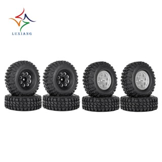 ขอบล้อยาง 1.0 58 มม. สําหรับรถไต่หินบังคับ 1/18 1/24 Axial SCX24 AX24 Traxxas TRX4M FCX24 4 ชิ้น