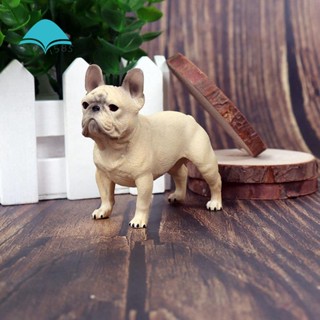 โมเดลฟิกเกอร์ Pug Dog French Bulldog ของเล่นเสริมการเรียนรู้เด็ก