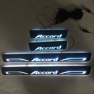 แผ่นกันรอยประตู led สําหรับ Honda Accord