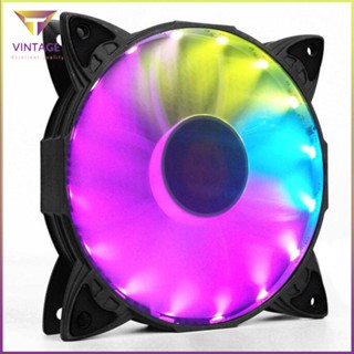 [Ready] 12Cm Computer Case Fan Abs Bearing Super Sound-Off Non-Slip Design [E/8]