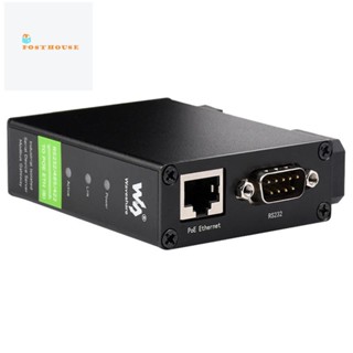 Waveshare โมดูลเซิร์ฟเวอร์ DIN-Rail Serial RS232 485 422 เป็น RJ45 Ethernet TCP IP เป็น Serial