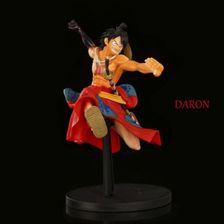 Daron โมเดลตุ๊กตาฟิกเกอร์ PVC รูปการ์ตูนอนิเมะ Luffy ขนาด 20.5 ซม. สําหรับเก็บสะสม