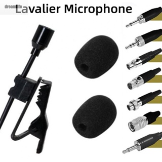 【DREAMLIFE】Omnidirectional Lavalier lapel clip  3.5mm 3Pin 4pin XLR wireless system