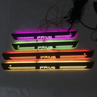 แผ่นกันรอยประตู led สําหรับ Prius 30 40 50 series