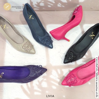 ทรงปกติ รุ่นขายดี Zenachoo รองเท้าหนังแกะแท้ หน้ากว้างไม่บีบ…