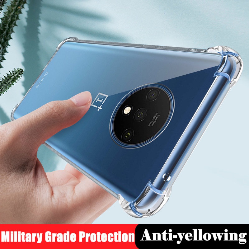 【Crystal Clear】เคสเจลลี่ยางนิ่ม แบบใส กันรอยขีดข่วน เกรดทหาร สําหรับ OnePlus 7T HD1900 HD1901 HD1903 HD1905 HD1907 - รูปที่ 4