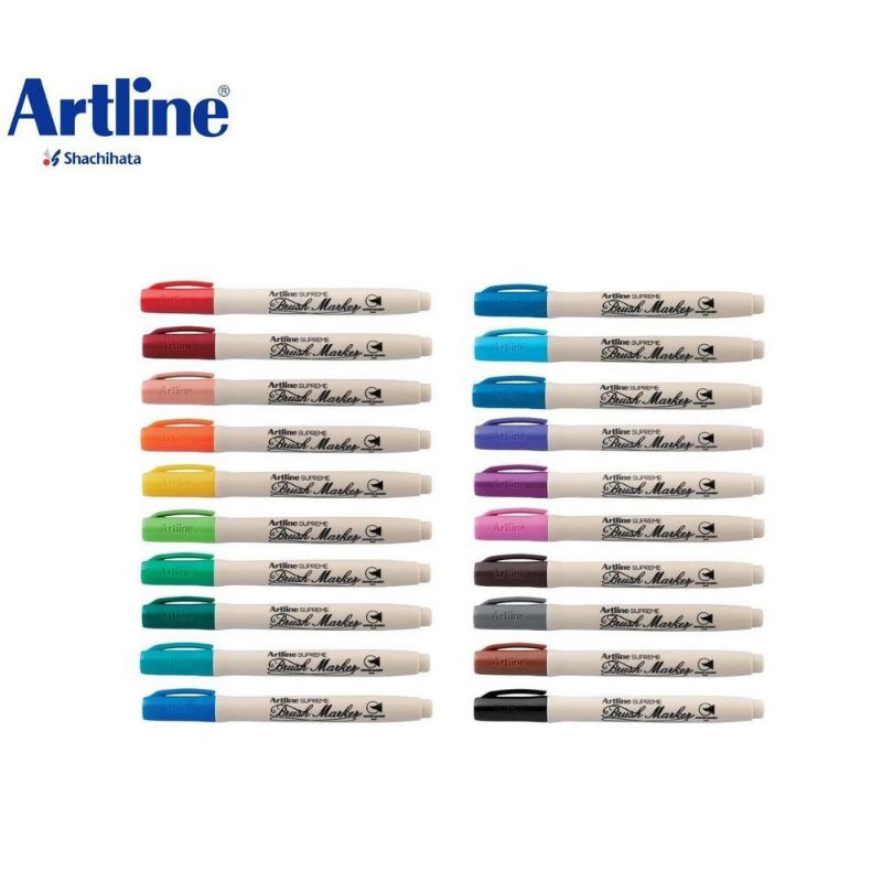[ต้นฉบับ 100%/REAL picct] ARTLINE SUPREME BRUSH PEN ต่อ 1 ชิ้น