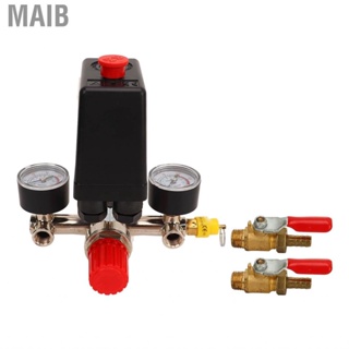 Maib Air Compressor Pressure Switch Control Valve  Union Style Ball Regulator Tight Connection Automatic Fine Workmanship for Machine