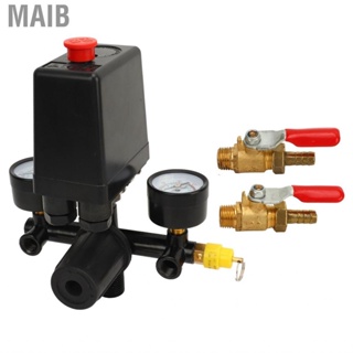 Maib Air Compressor Pressure Switch Control Valve  Regulator Easy To Use Knob Adjustment Accurate for Replacement