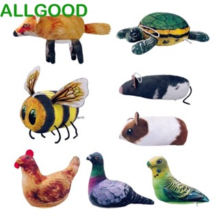 Allgoods ตุ๊กตาสัตว์จําลอง หนู นกพิราบ ไก่นุ่ม นกแก้ว ของเล่นเด็ก