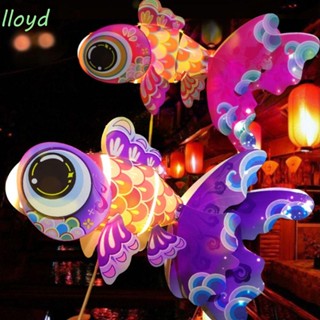 Lloyd โคมไฟปลาคาร์พ LED เรืองแสง แบบพกพา แฮนด์เมด DIY