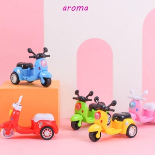 Aroma โมเดลรถมอเตอร์ไซค์จําลอง ของเล่นเสริมการเรียนรู้ สําหรับเด็กผู้ชาย และเด็กผู้หญิง