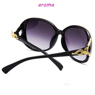 Aroma แว่นตากันแดด ป้องกันรังสียูวี ลายสัตว์ สไตล์ฮิปฮอป สําหรับผู้หญิง