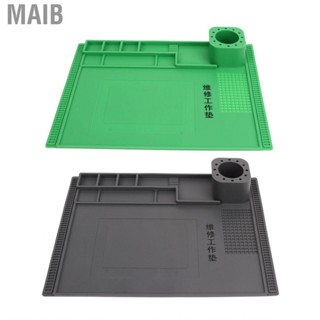 Maib Silicone  Pad  Soldering Mat No Deformation 40x30cm Screwdriver Slots for Electronics Maintenance