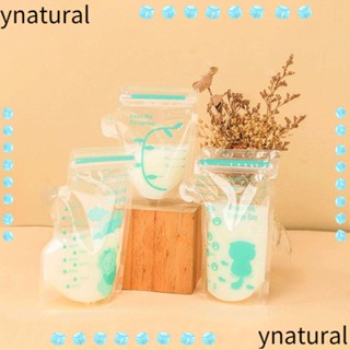 Ynatural ถุงซิปคู่ ใส สําหรับใส่นมเด็กทารก 120 มล.