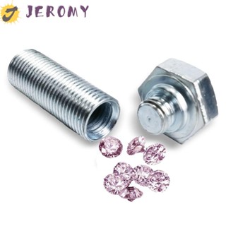 Jeromy กล่องเก็บเงินสด สกรูโลหะ สีเงิน สีดํา