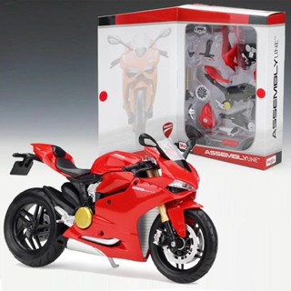 โมเดลรถจักรยานยนต์ Ducati 1199 Honda CBR Kawasaki Yamaha ขนาด 1:12 ของเล่นสําหรับเด็ก