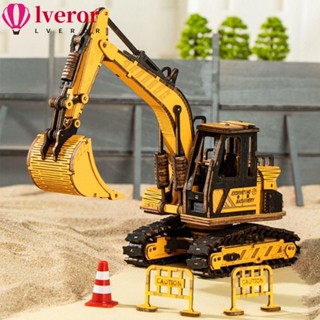 Lveror รถยกของเล่น รถวิศวกรรมไม้ DIY สําหรับผู้ใหญ่