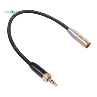 สายเคเบิลอะแดปเตอร์ไมโครโฟน 3.5 มม. ตัวผู้ เป็น MINI XLR 3PIN สําหรับกล้อง SLR 1 ชิ้น