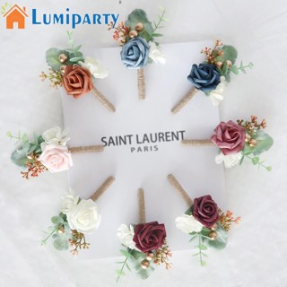 Lumiparty ดอกไม้ประดิษฐ์ สําหรับตกแต่งเพื่อนเจ้าบ่าว เพื่อนเจ้าสาว