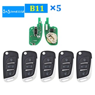 กุญแจรีโมตรถยนต์ B11-3 3 ปุ่ม KD-B-Series สําหรับ KD900 URG200+ KD-X2 Mini 5 ชิ้น ต่อล็อต