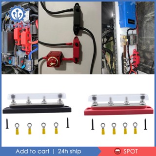 [Koolsoo2] บล็อกจ่ายไฟ แถวเดียว ทองแดง 150A สําหรับรถยนต์ รถบรรทุก เรือ