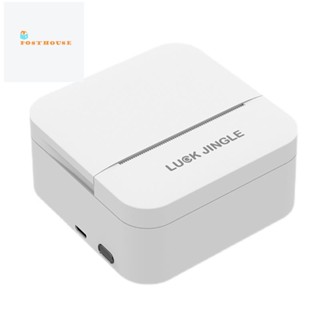 Luck JINGLE เครื่องพิมพ์สติกเกอร์ ไร้หมึก สําหรับ Android IOS