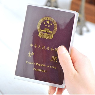 Spot second delivery# factory spot supply y thickened multiple card slots PVC passport cover transparent certificate cover passport clip protective cover waterproof and antifouling 8.cc