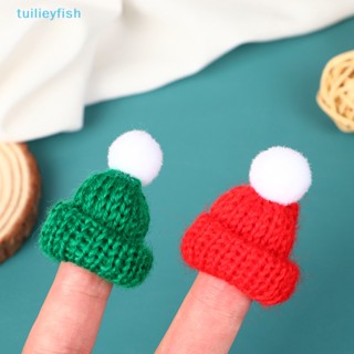 Tuilieyfish ผ้าพันคอ และหมวก ขนาดมินิ สําหรับตกแต่งบ้านตุ๊กตา 4ชิ้น