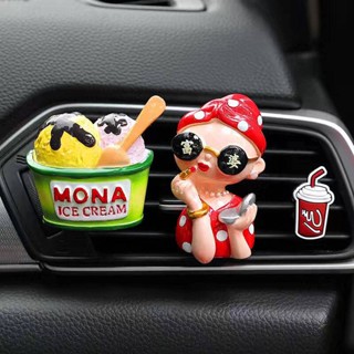 Car Air Outlet Perfume Automobile Aromatherapy Cartoon Beauty Ice Candy Fragrance Lasting Light Fragrance Piece Car Interior Decoration Cute pOJD