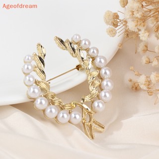 [Ageofdream] ใหม่ เข็มกลัดมุก สไตล์วินเทจ ป้องกันความผิดปกติ เครื่องประดับ สําหรับผู้หญิง