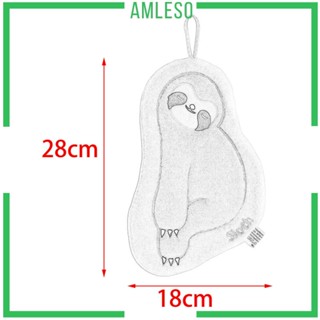 [Amleso] ผ้าขนหนู แบบแขวน พร้อมห่วงแขวน สําหรับห้องนอน ห้องน้ํา