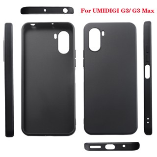 Umidigi G3 / G3 Max / G3 Plus เคสโทรศัพท์ ซิลิโคน TPU นิ่ม สีดํา ฝาหลัง