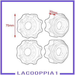 [Lacooppia1] อะแดปเตอร์ดุมล้อโลหะ 8x32 เป็น 17 มม. สําหรับรถบังคับ 1/ 4 ชิ้น