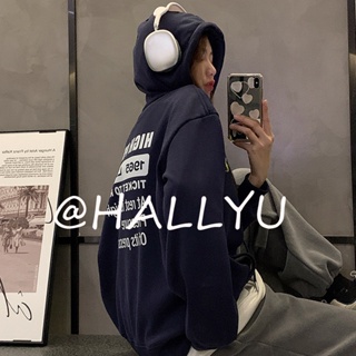 HALLYU  เสื้อผ้าผู้ญิง แขนยาว เสื้อฮู้ด คลุมหญิง สไตล์เกาหลี แฟชั่น  รุ่นใหม่ Trendy High quality Chic A28J0HA 36Z230909