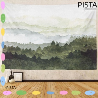 Pista ผ้าโพลีเอสเตอร์ไฟเบอร์ ขนาด 51.2*59.1 นิ้ว ทําความสะอาดได้ สําหรับแขวนตกแต่งผนังบ้าน ออฟฟิศ