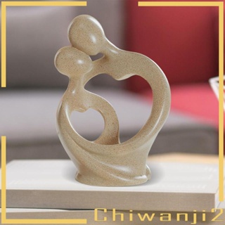 [Chiwanji2] ฟิกเกอร์รูปปั้นคู่รัก สร้างสรรค์ สําหรับตกแต่งบ้าน ออฟฟิศ