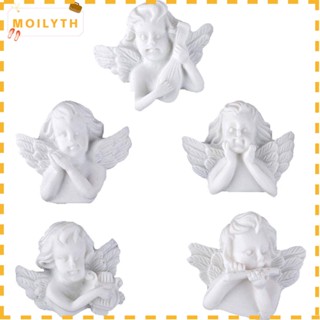 Moilyth 10 ชิ้น / เซต เครื่องประดับ เจียรหลังเบี้ย DIY สไตล์บาร็อค เรซิน