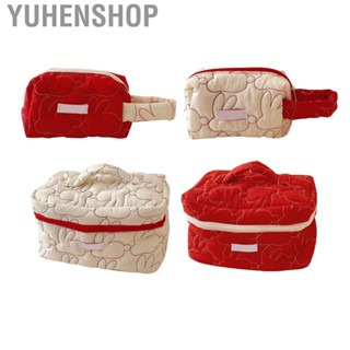 Yuhenshop Travel Cosmetic Bag  Makeup Sturdy Handle for Women Outdoor Use