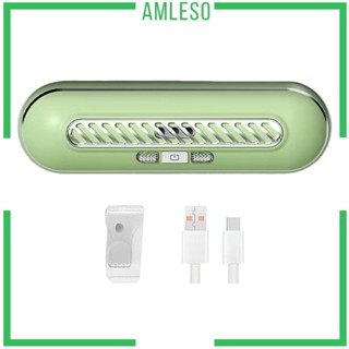 [Amleso] เครื่องกําจัดกลิ่นตู้เย็น USB ขนาดเล็ก แบบพกพา สําหรับตู้เสื้อผ้า