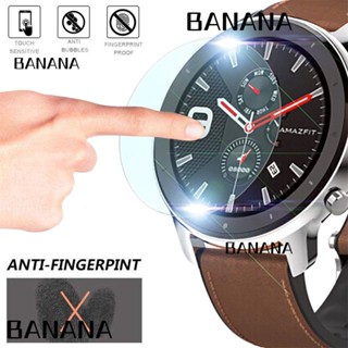 Banana1 ฟิล์มกันรอยหน้าจอ 2.5D HD ทรงโค้ง สําหรับ Huami AMAZFIT GTR 42 มม. 47 มม.