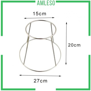 [Amleso] ถาดสเตนเลส สําหรับใส่อาหารทะเล