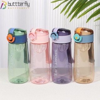 Buttterfly ขวดน้ําดื่ม แบบใส แบบพกพา ขนาด 500 มล. สําหรับเล่นกีฬา ชา กาแฟ