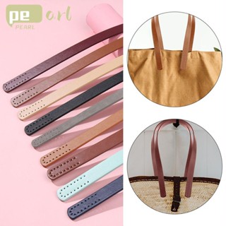 Pearlth หูหิ้วกระเป๋า หนัง PU อุปกรณ์เสริม สําหรับกระเป๋าสะพายไหล่