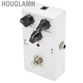 Houglamn Analog Delay Pedal Metal Effects TIME FEEDBACK MIX with True Bypass for Electric Guitar