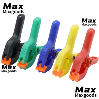 Maxg แคลมป์สปริง พลาสติกไนล่อน 2 นิ้ว หลากสี สําหรับงานไม้ DIY 1 ชิ้น 10 ชิ้น