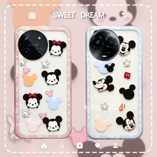 ใหม่ เคสโทรศัพท์มือถือ ซิลิโคนนิ่ม ใส บางมาก กันกระแทก ลายการ์ตูนน่ารัก แฟชั่น สําหรับ Realme 11 11 NFC C51 4G 5G 2023 11 NFC C51 4G