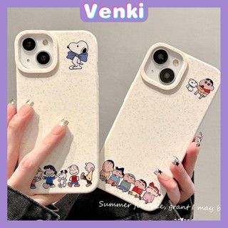 Venki - เข้ากันได้สำหรับ เคสไอโฟน เคสไอโฟน11 เคส iphone 11 กรณีเป็นมิตรกับสิ่งแวดล้อมย่อยสลายได้เคสสีขาวกันกระแทกน่ารักการ์ตูนลูกสุนัขเข้ากันได้กับ iPhone 14 PRO MAX 13 PRO MAX 12 PRO MAX 11 XR XS 7Plus 8 PLUS