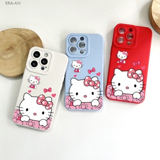 Samsung Galaxy A11 A12 A13 A23 A32 A51 A71 A52 A52S A50 A50S A30S A53 4G 5G สำหรับ Kitty Cat เคส เคสโทรศัพท์